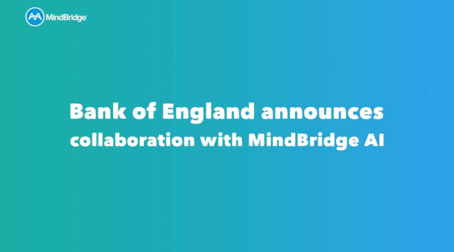 Bank of England announces collaboration with MindBridge AI — FinTech Accelerator